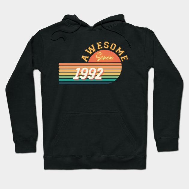 Awesome since 1992 Hoodie by Qibar Design